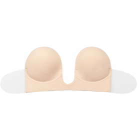 BYE BRA SUJETADOR SIN ASAS EN U BEIGE COPA B