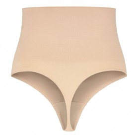 BYE BRA FAJA SIN COSTURAS ESTILO TANGA BEIGE TALLA M