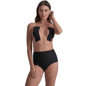 BYE BRA BODY TAPE DOUBLE SIDED CINTA DE DOBLE CARA NEGRO TALLA uNICA 5 x 500 CM