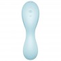 SATISFYER CURVY TRINITY 5 ESTIMULADOR Y VIBRADOR APP AZUL