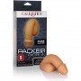 CALEXOTICS PACKING PENIS PENE DE SILICONA 1275CM CARAMELO