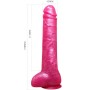 BAILE DONG DILDO REALiSTICO ROSA CON VENTOSA