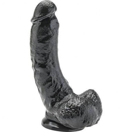 GET REAL DILDO 205 CM CON TESTiCULOS NEGRO