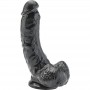 GET REAL DILDO 205 CM CON TESTiCULOS NEGRO