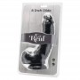 GET REAL DILDO 205 CM CON TESTiCULOS NEGRO