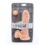 GET REAL DUAL DENSITY DILDO 18 CM CON TESTiCULOS NATURAL