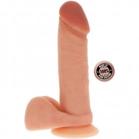 GET REAL DILDO SILICONA 205 CM CON TESTiCULOS NATURAL