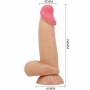 PRETTY LOVE SLIDING SKIN SERIES DILDO REALiSTICO CON VENTOSA PIEL DESLIZANTE 194 CM