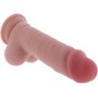 GET REAL PENE REALiSTICO DELUXE CON TESTiCULOS EXTRA GRUESO 20 CM