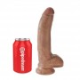 KING COCK DILDO REALiSTICO CON TESTiCULOS 228 CM