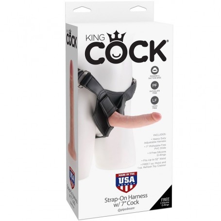 KING COCK HARNESS CON PENE REALiSTICO 178 CM