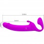 PRETTY LOVE ZANINI DILDO STRAP ON SIN ARNeS 10 VIBRACIONES MORADO