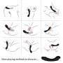 ARMONY DILDO VIBRADOR PUNTO G SILICONA NEGRO