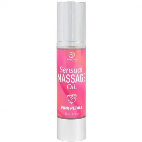 SECRETPLAY ACEITE DE MASAJE PeTALOS DE ROSA