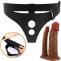 PRETTY LOVE KEAVEN HARNESS BRIEFS UNIVERSAL COMFORTABLE DOBLE DILDO