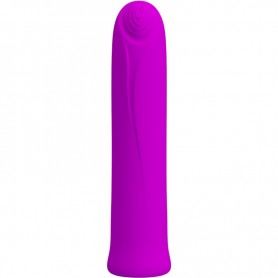 PRETTY LOVE CURTIS MINI VIBRADOR SUPER POWER 12 VIBRACIONES SILICONA VIOLETA